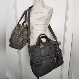 Tumi Messenger Laptop Bag Travel Set